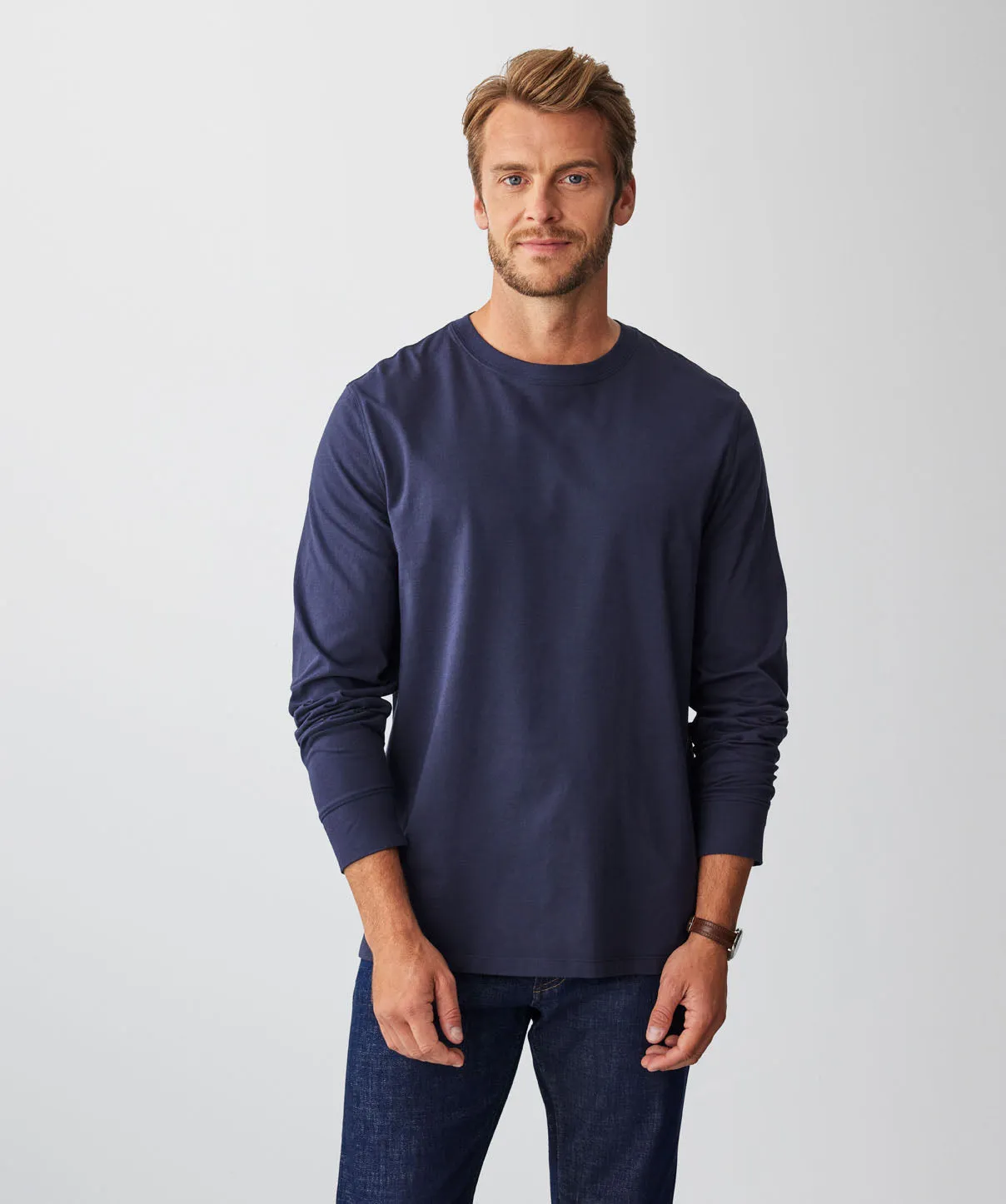 Long Sleeve T-shirt - Navy sold by GAZMAN product image thumbnail 3