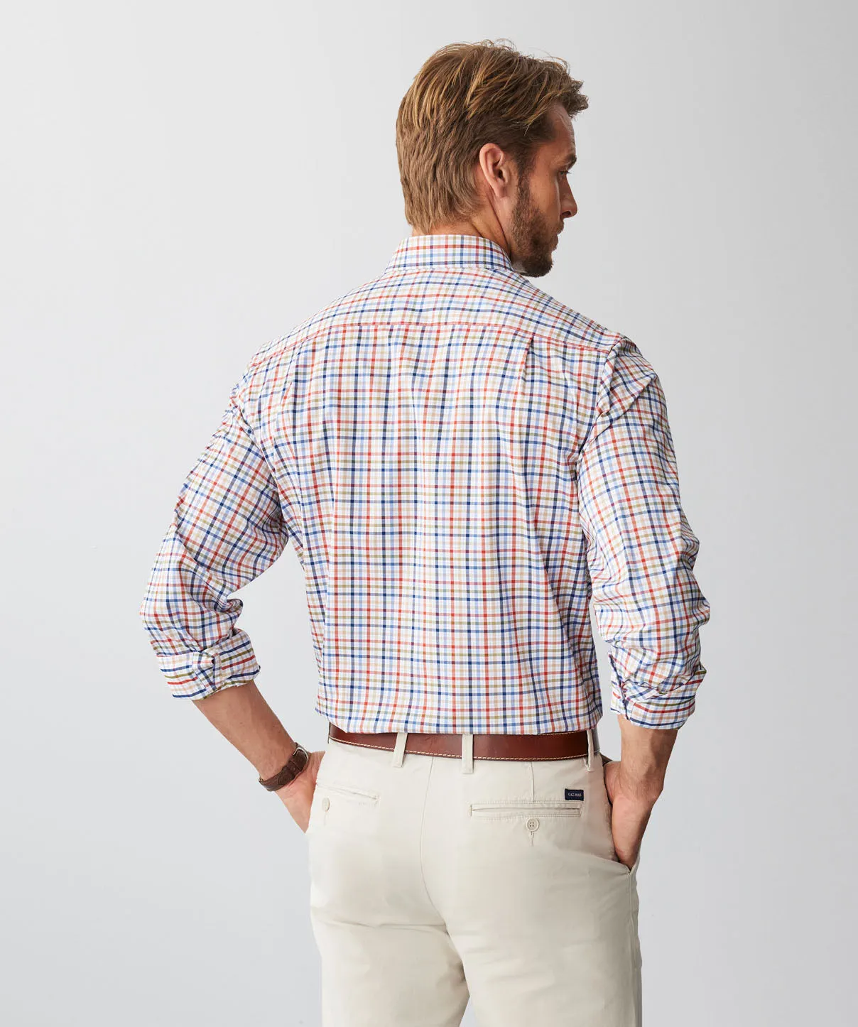 GAZFLEX Performance Check Long Sleeve Shirt - Multi Check sold by GAZMAN product image thumbnail 3