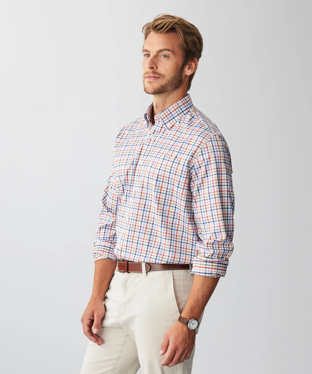 GAZFLEX Performance Check Long Sleeve Shirt - Multi Check sold by GAZMAN product image thumbnail 5