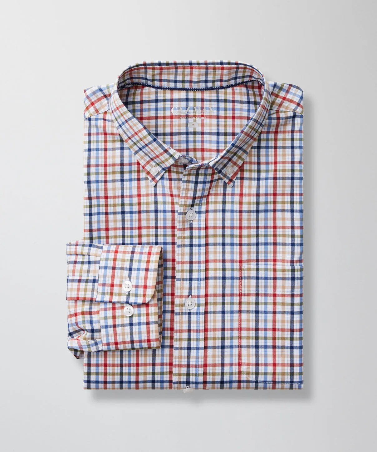 GAZFLEX Performance Check Long Sleeve Shirt - Multi Check sold by GAZMAN product image thumbnail 2