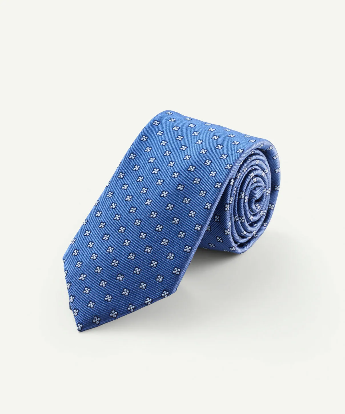 Silk Mini Geo Tie - Blue sold by GAZMAN product image thumbnail 2