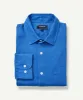 Pure French Linen Long Sleeve Shirt - Ocean sold by GAZMAN