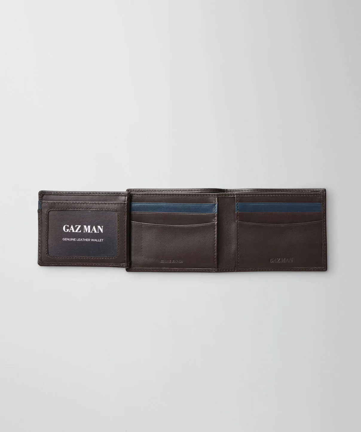 Trifold Leather Wallet - Brown sold by GAZMAN product image thumbnail 5