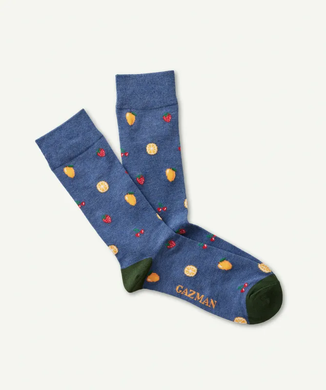 Non Tight Fruit Sock - Denim sold by GAZMAN