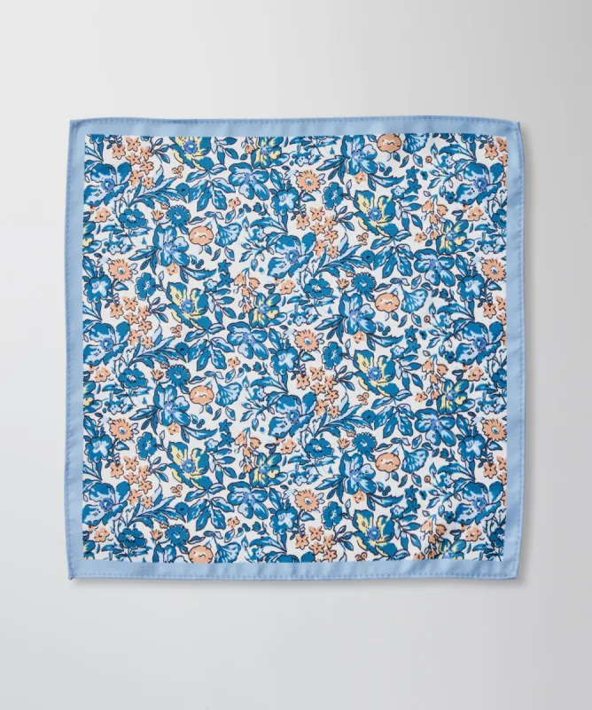 Floral Pocket Square - Multi sold by GAZMAN
