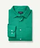 Pure French Linen Long Sleeve Shirt - Emerald sold by GAZMAN