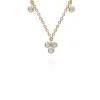 Diamond Trilogy Necklace & Ring Set in 9ct Yellow Gold sold by Gemondo Jewellery