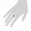 Gemondo 9ct Yellow Gold 0.63ct Ruby & Diamond Cluster Ring sold by Gemondo Jewellery