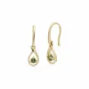 Classic Round Peridot Single Stone Tear Drop Earrings & Necklace Set in 9ct Yellow Gold sold by Gemondo Jewellery