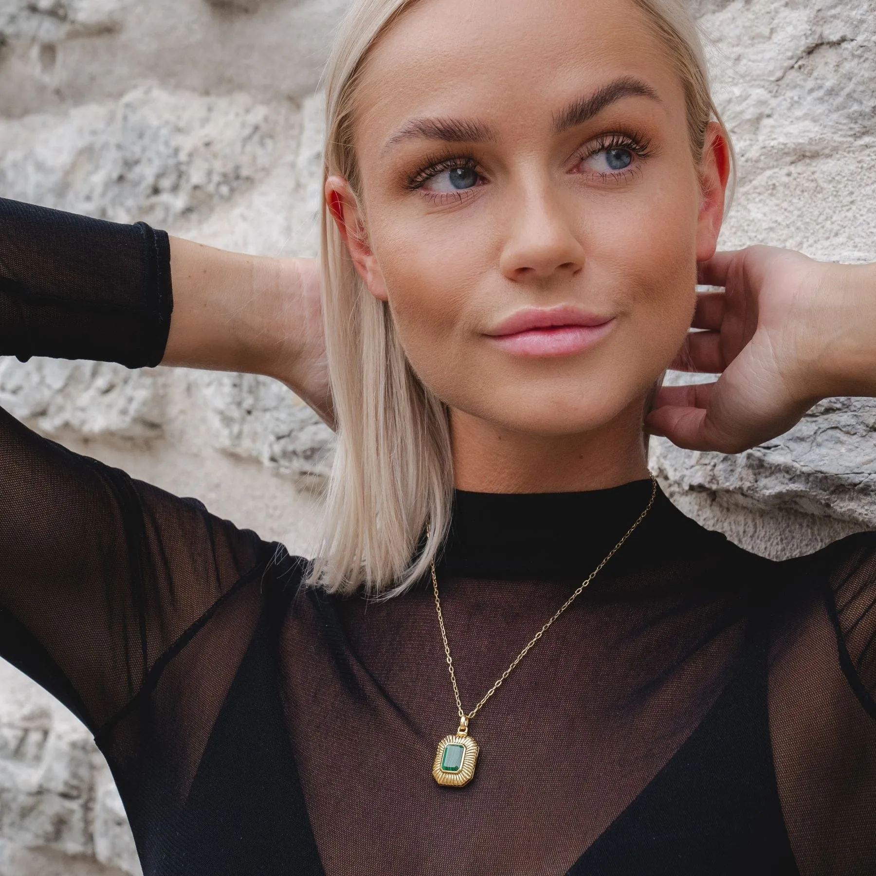 Bona Fide Black Onyx Octagon Locket In Sterling Silver sold by Gemondo Jewellery product image thumbnail 3