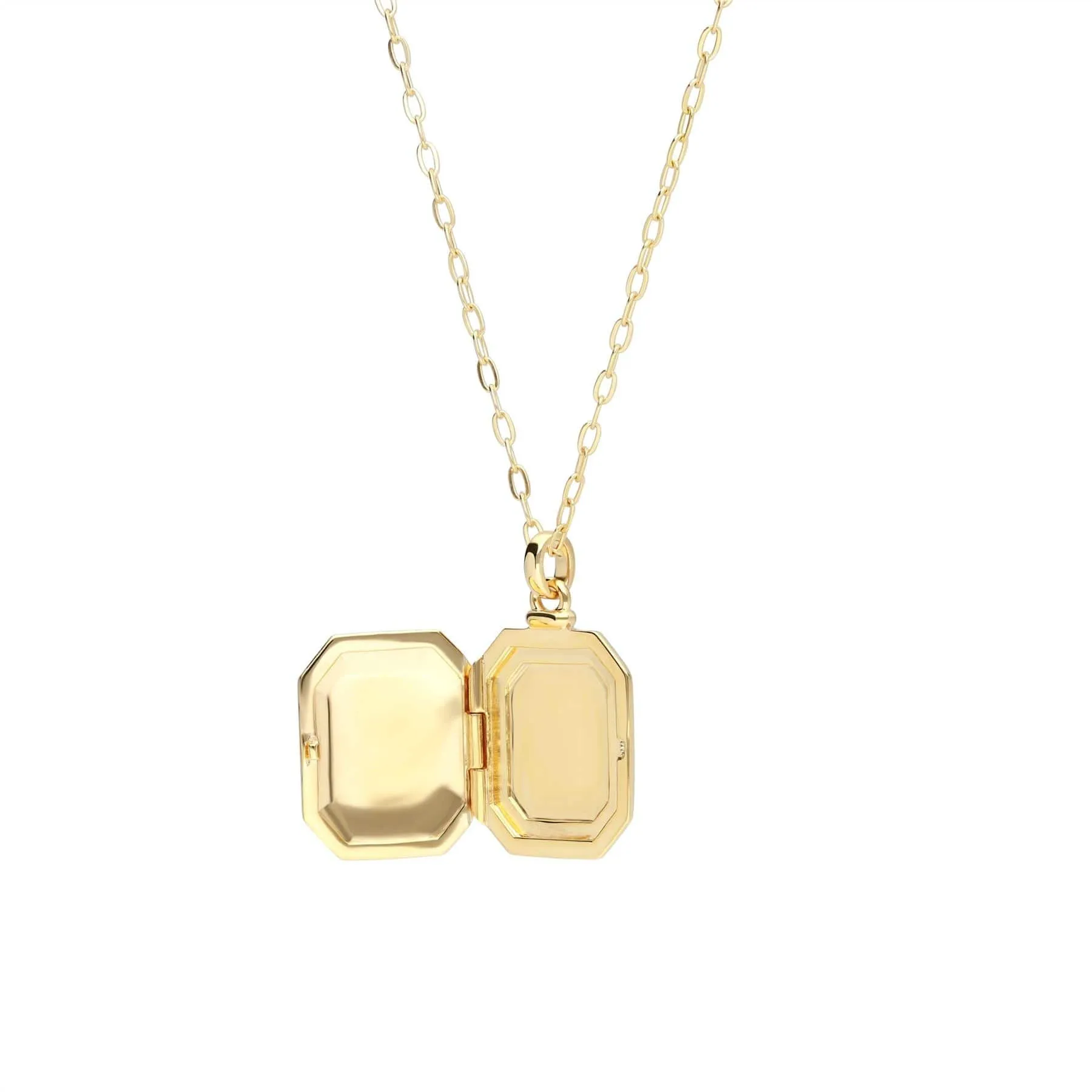 Bona Fide Black Onyx Octagon Locket In Sterling Silver sold by Gemondo Jewellery product image thumbnail 4