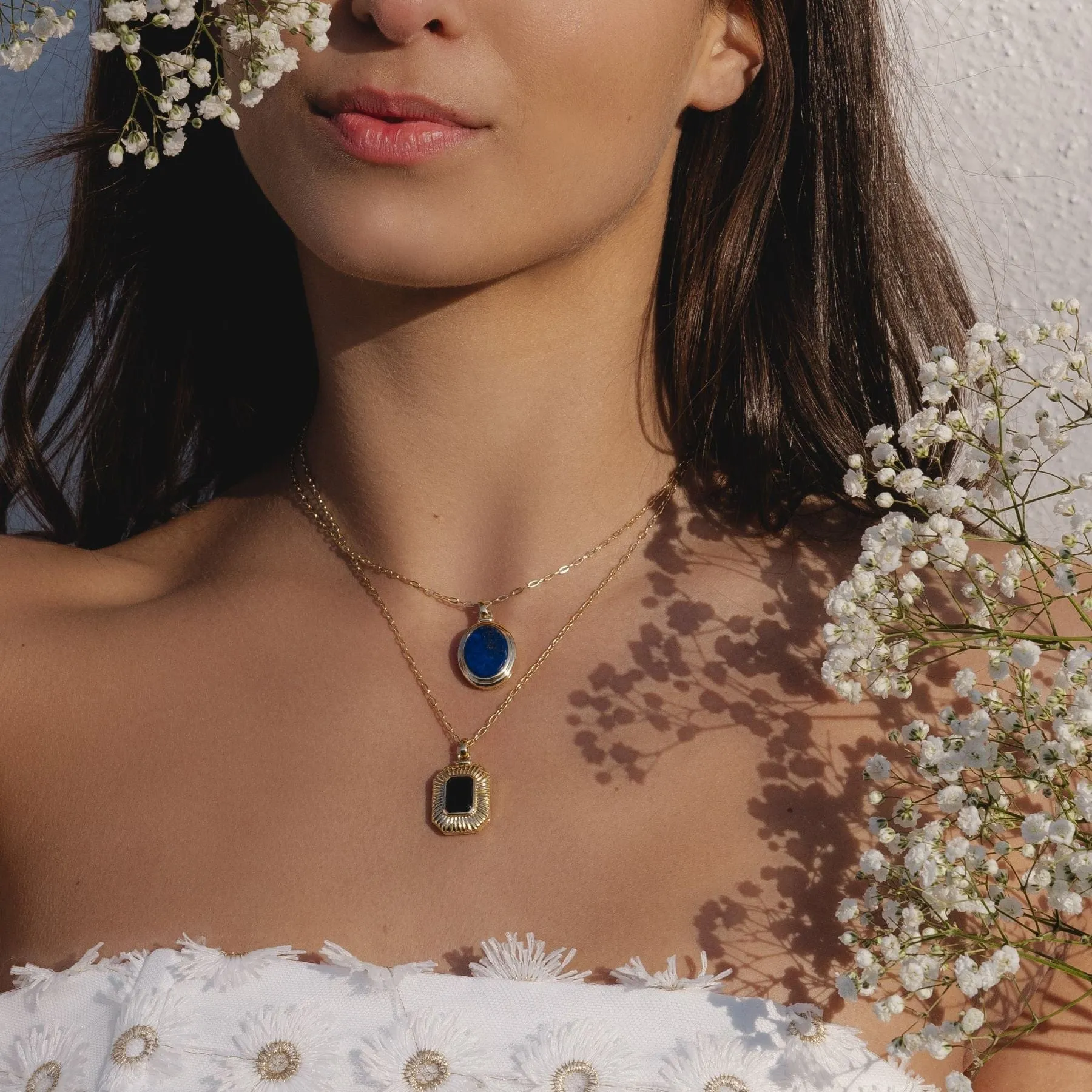 Bona Fide Black Onyx Octagon Locket In Sterling Silver sold by Gemondo Jewellery product image thumbnail 2