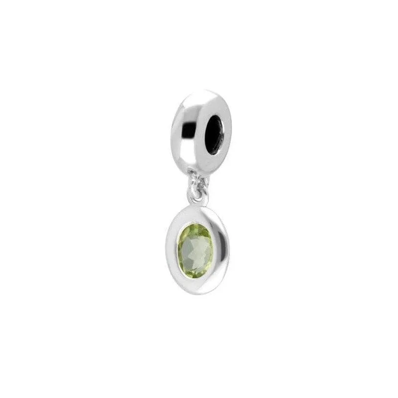 Achievement 'Rock Solid Sisterhood' Sterling Silver Peridot Charm sold by Gemondo Jewellery product image thumbnail 3