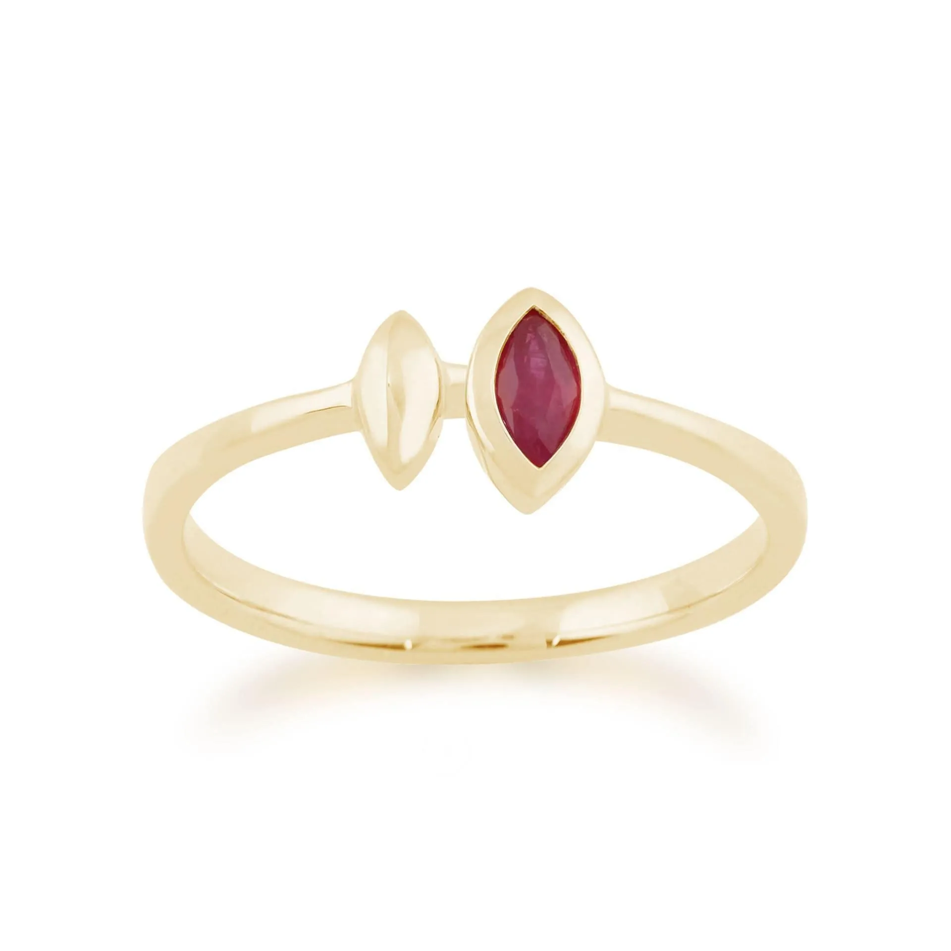 Gemondo 9ct Yellow Gold 0.15ct Ruby Ring sold by Gemondo Jewellery