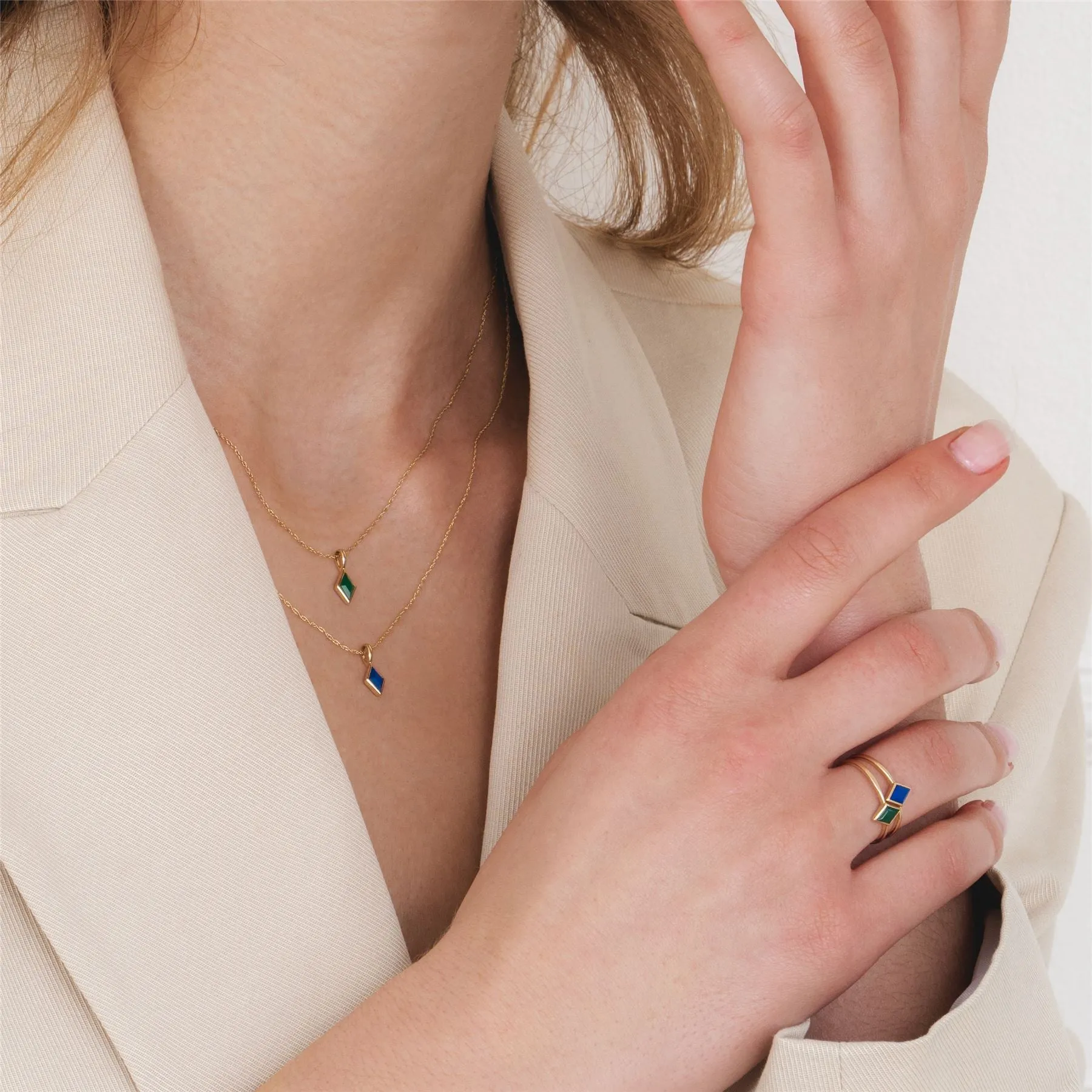Classic Lapis Lazuli Ring in 9ct Yellow Gold sold by Gemondo Jewellery product image thumbnail 2