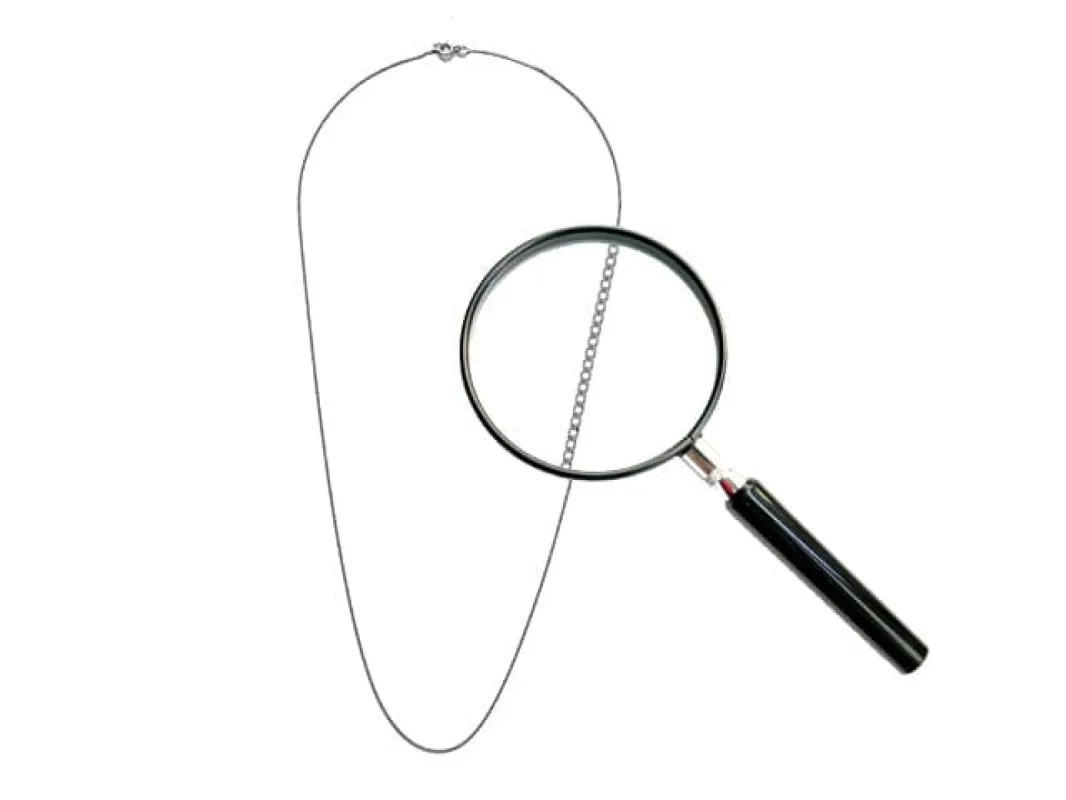 Sterling Silver Trace Chain 18" 45cm sold by Gemondo Jewellery