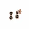 Rose Gold Plated Marcasite Infinity Stud Earrings & Necklace Set in 925 Sterling Silver sold by Gemondo Jewellery
