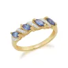 9ct Yellow Gold 0.58ct Natural Sapphire & Diamond Classic Ring sold by Gemondo Jewellery