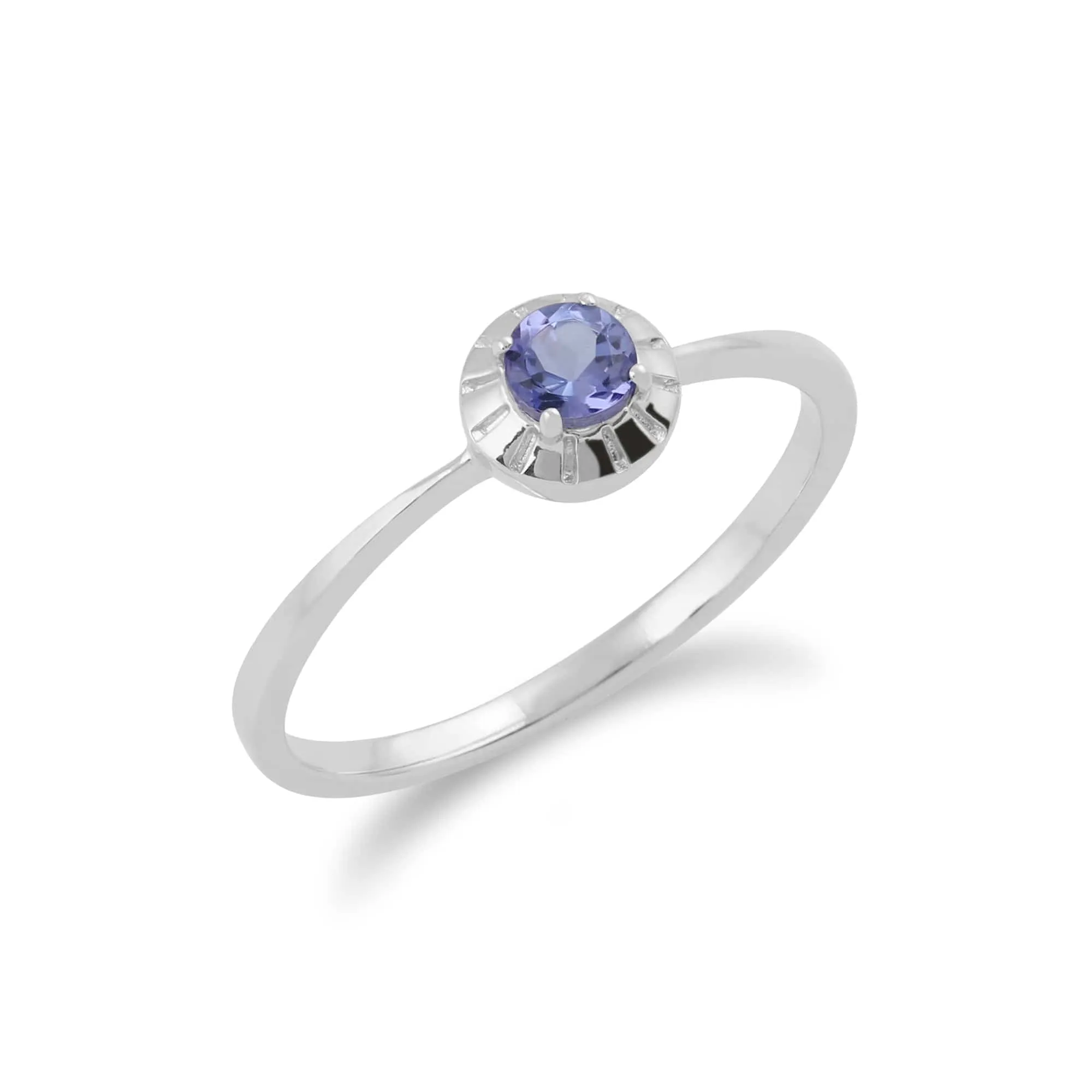 Gemondo 925 Sterling Silver 0.17ct Tanzanite Ring sold by Gemondo Jewellery product image thumbnail 2