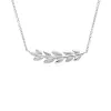 O Leaf Diamond Necklace & Ring Set in 9ct White Gold sold by Gemondo Jewellery