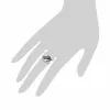 Art Nouveau Style Round Marcasite Leaf Wrap Ring in 925 Sterling Silver sold by Gemondo Jewellery