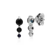 Classic Round Sapphire Gradient Drop Stud Earrings in 925 Sterling Silver sold by Gemondo Jewellery