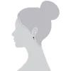 Classic Round Sapphire Gradient Drop Stud Earrings in 925 Sterling Silver sold by Gemondo Jewellery