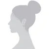Classic Round Jade Bezel Stud Earrings in 925 Sterling Silver sold by Gemondo Jewellery