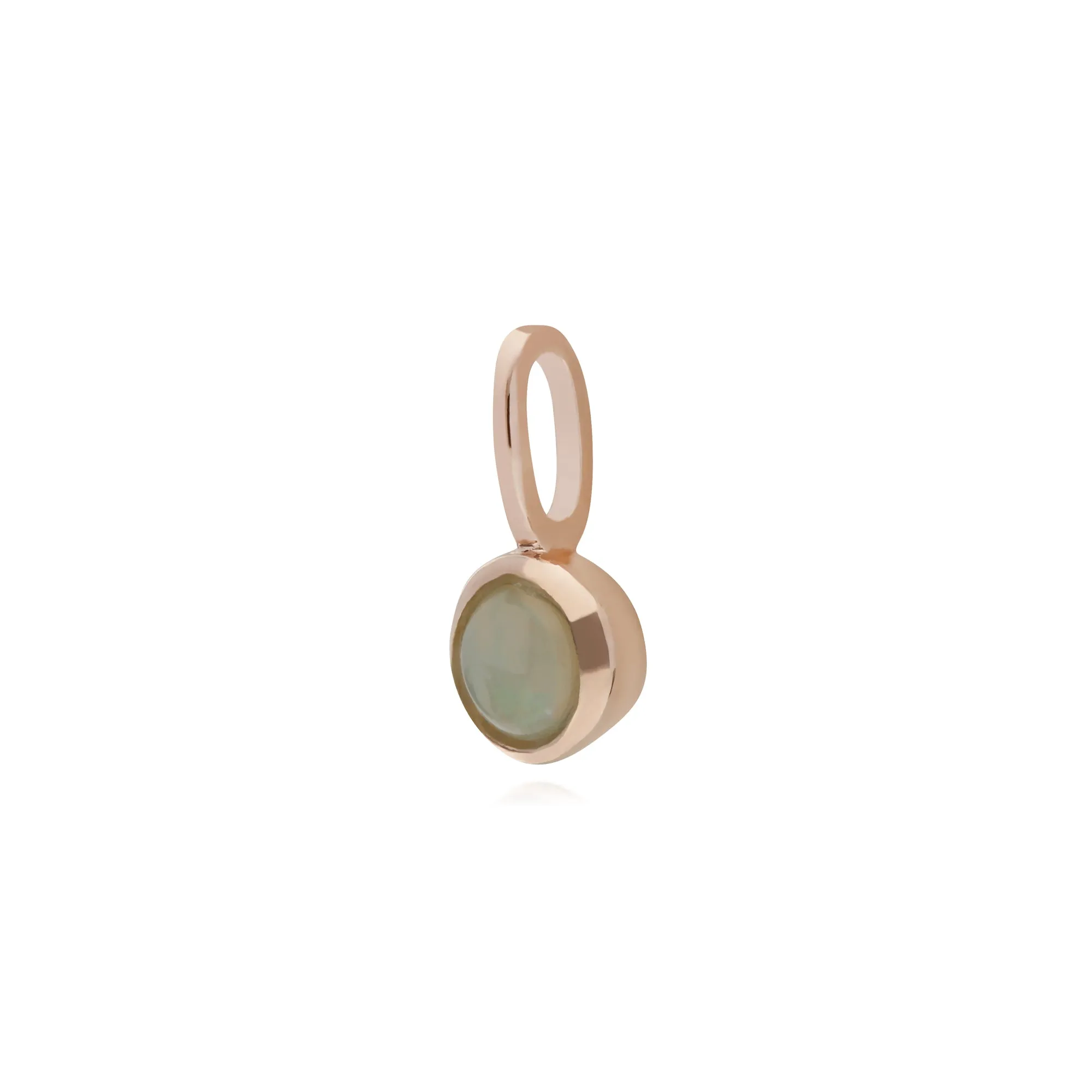 Gemondo Rose Gold Plated Sterling Silver Opal Charm sold by Gemondo Jewellery product image thumbnail 2