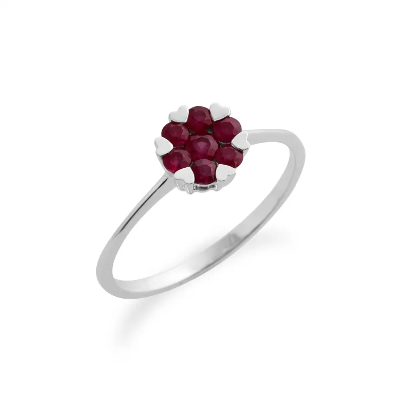 Gemondo 925 Sterling Silver 0.18ct Ruby Ring sold by Gemondo Jewellery