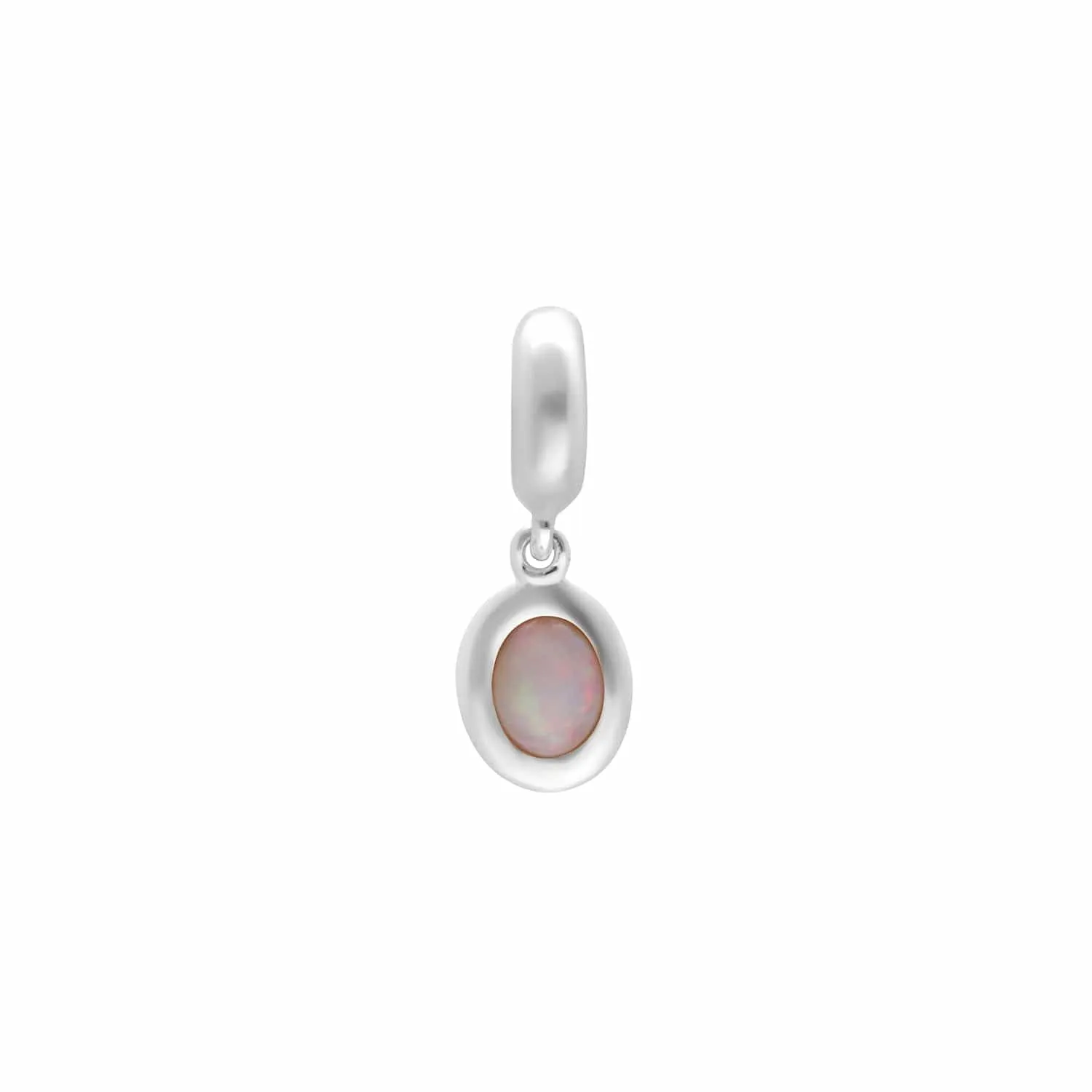Achievement 'Karmic Reflection' Sterling Silver Opal Charm sold by Gemondo Jewellery