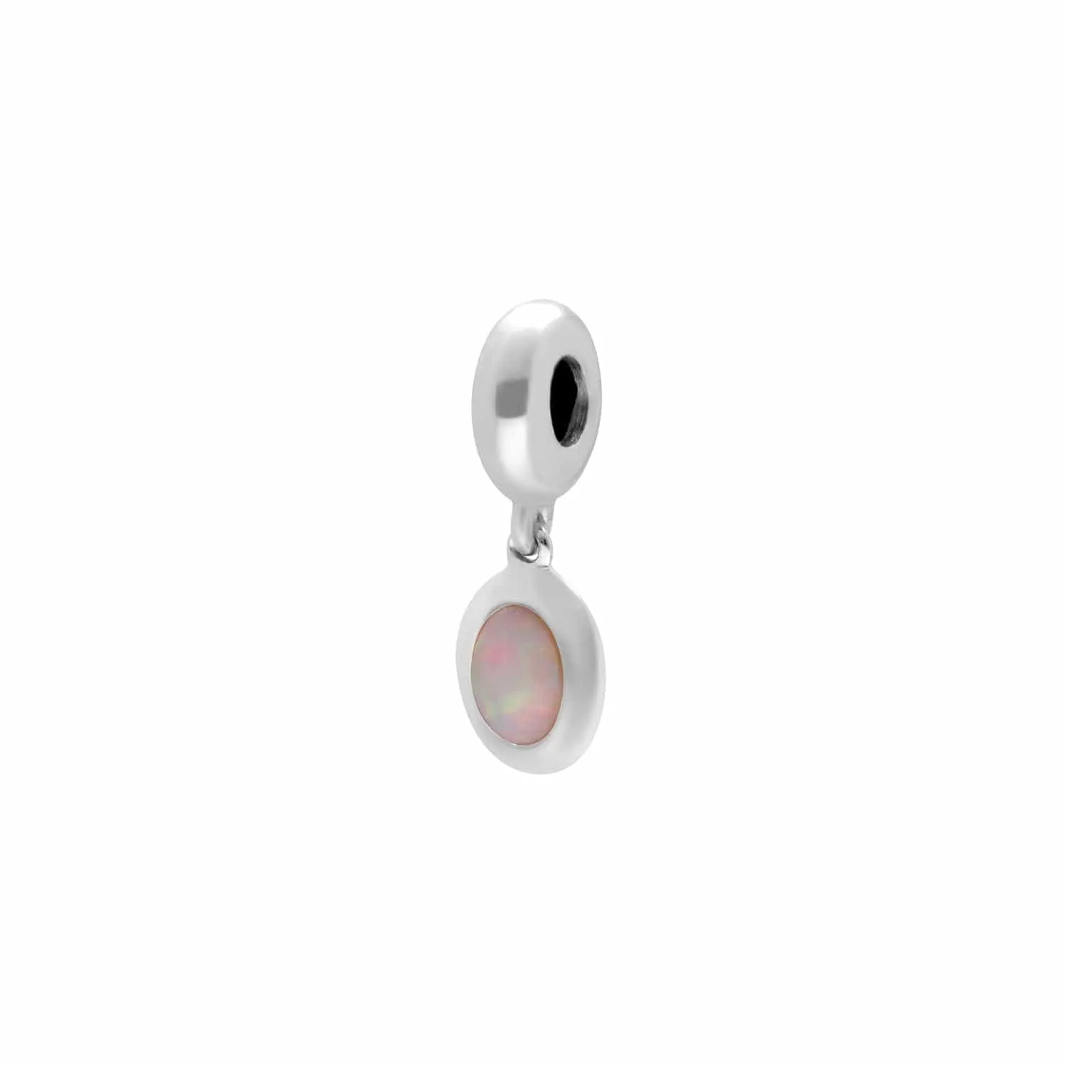 Achievement 'Karmic Reflection' Sterling Silver Opal Charm sold by Gemondo Jewellery product image thumbnail 3