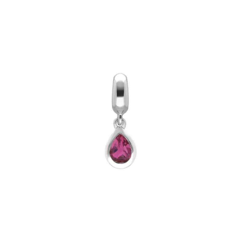 Achievement 'Unshakeable Promise' Sterling Silver Tourmaline Charm sold by Gemondo Jewellery