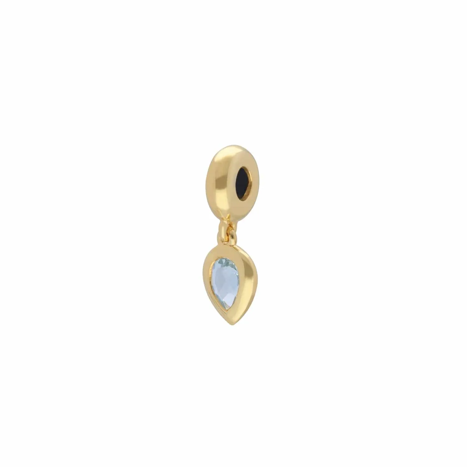 Achievement 'Stone of Serenity' Gold Plated Aquamarine Charm sold by Gemondo Jewellery product image thumbnail 3
