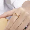 Rainbow Wishbone Style Ring in Gold Plated Sterling Silver sold by Gemondo Jewellery