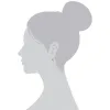 Cluster Round Peridot Pear Fish Hook Drop Earrings in 9ct Yellow Gold sold by Gemondo Jewellery