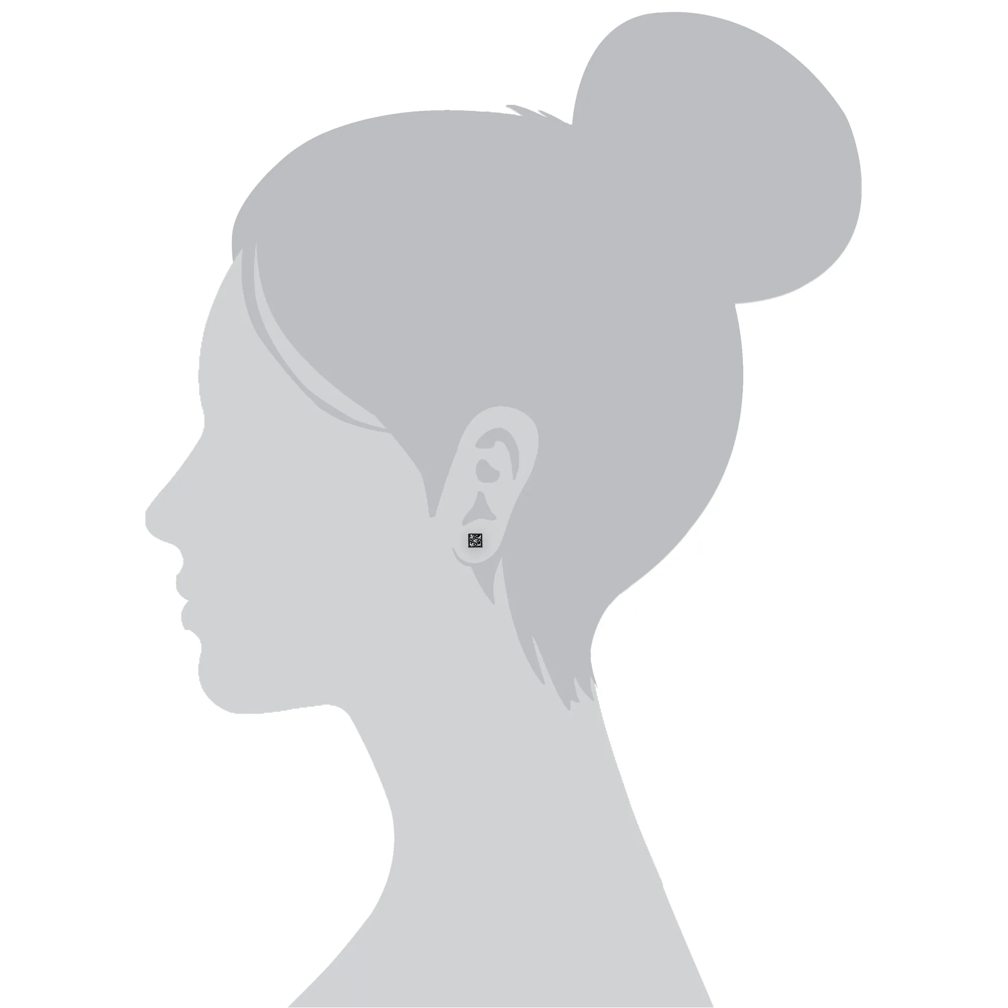 Art Deco Style Round Marcasite Stud Earrings in 925 Sterling Silver sold by Gemondo Jewellery product image thumbnail 3