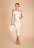 Camille Feather Trim Silk Midi Slip Dress sold by Gilda & Pearl