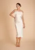 Camille Feather Trim Silk Midi Slip Dress sold by Gilda & Pearl