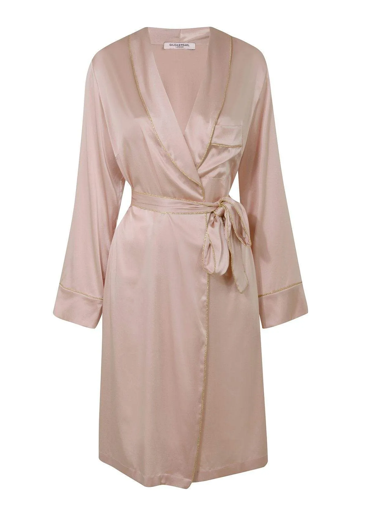 Backstage Signature Silk Midi Robe sold by Gilda & Pearl product image thumbnail 2