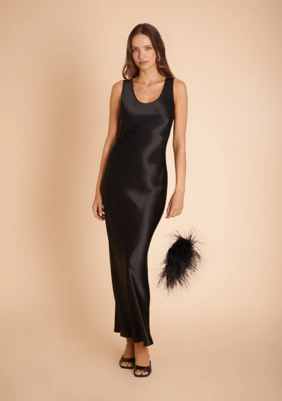 Aria Silk Maxi Dress sold by Gilda & Pearl