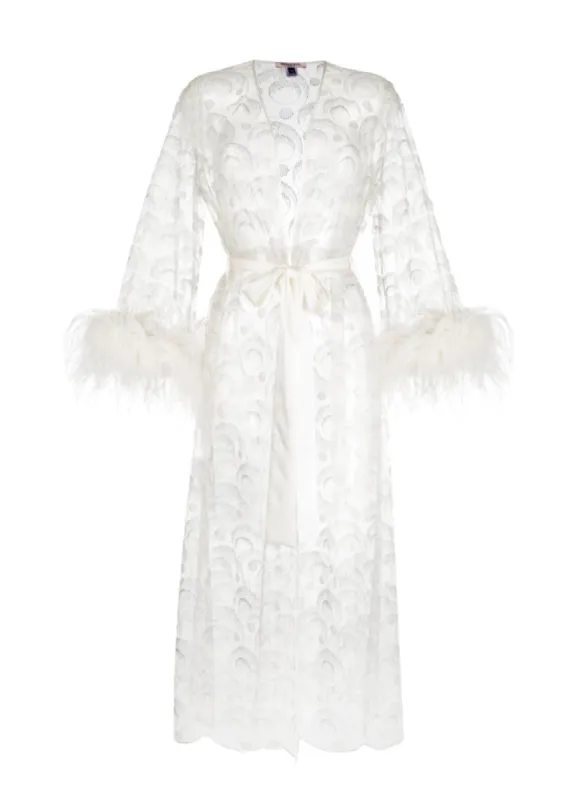 Champagne in Venice Long Robe sold by Gilda & Pearl