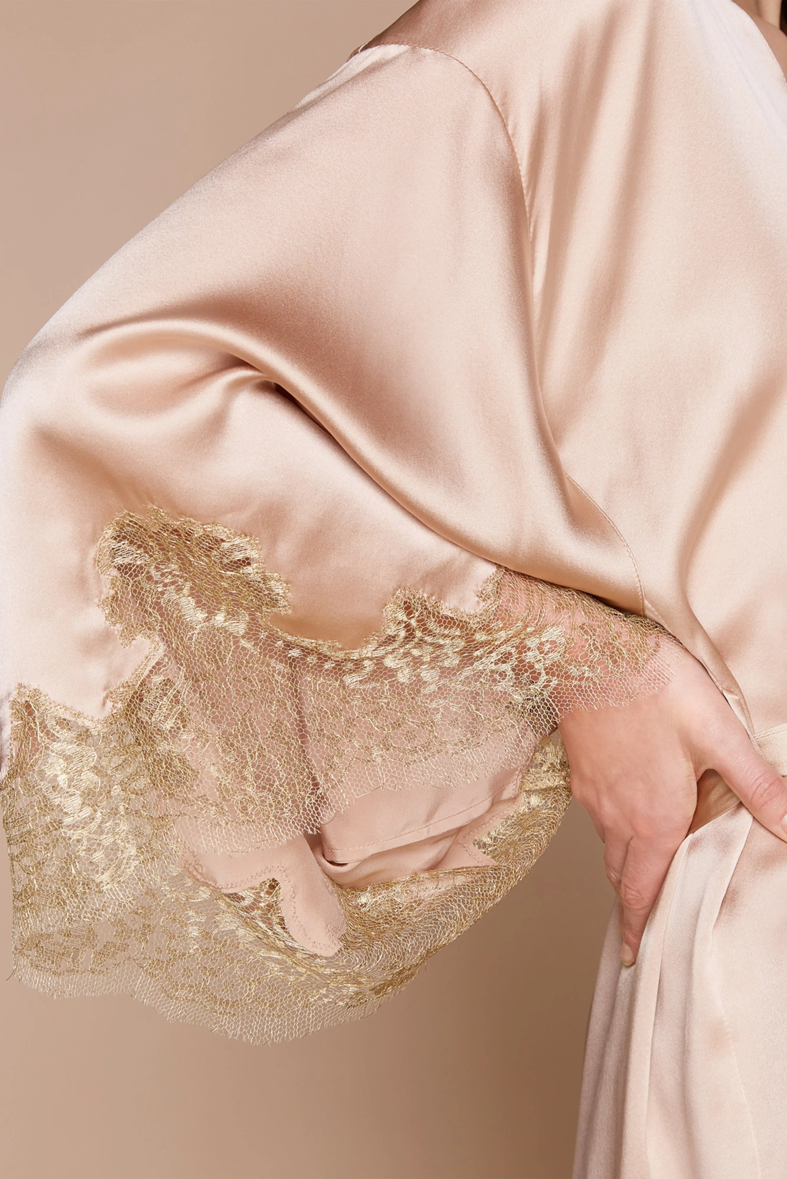 Long Robe Gold Almond sold by Gilda & Pearl product image thumbnail 3