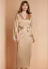 Long Robe Gold Almond sold by Gilda & Pearl