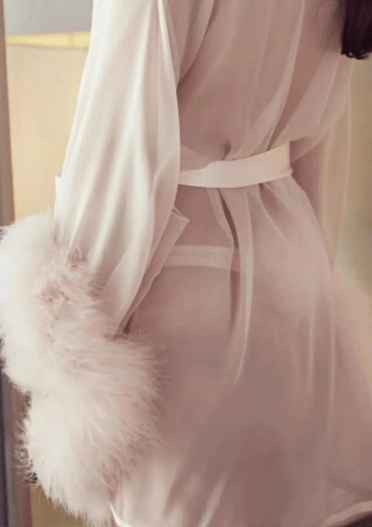 Brief Encounter Silk Robe sold by Gilda & Pearl product image thumbnail 5