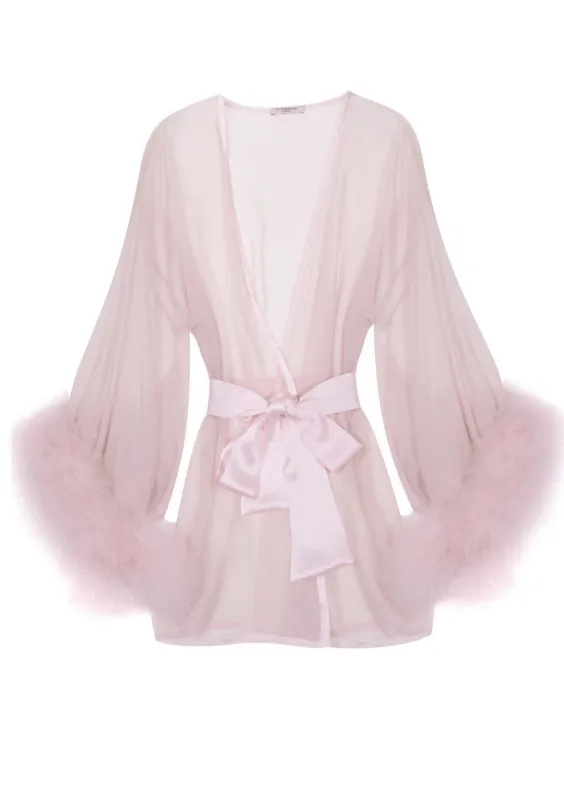 Brief Encounter Silk Robe sold by Gilda & Pearl