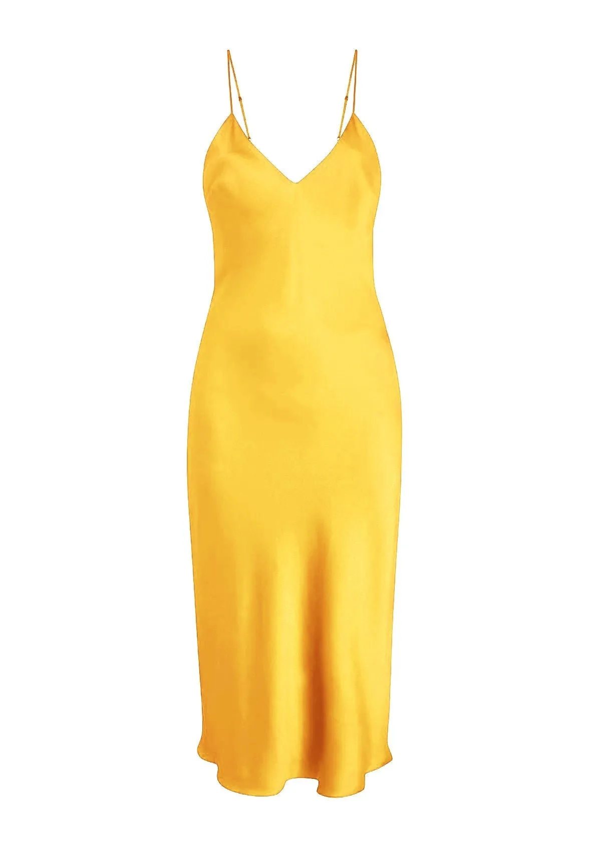 Secret Garden Midi Silk Slip Dress sold by Gilda & Pearl