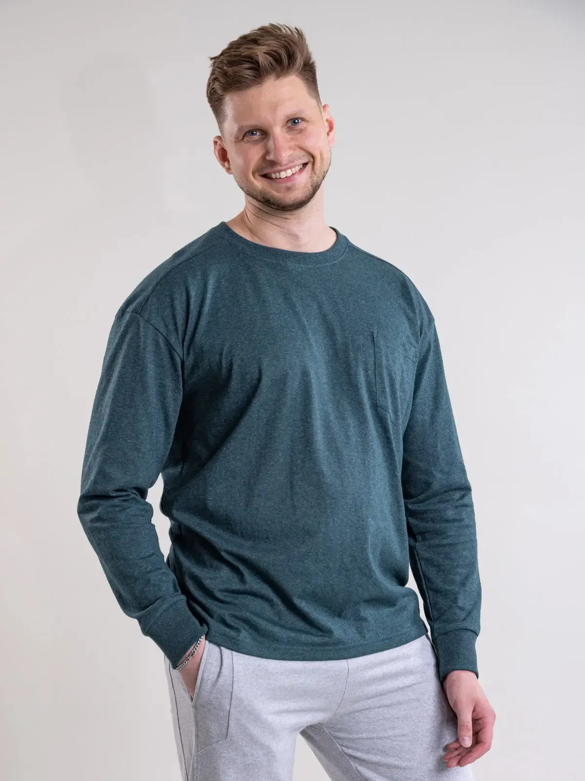 KALLIO shirt, sea green sold by Globe Hope product image thumbnail 3