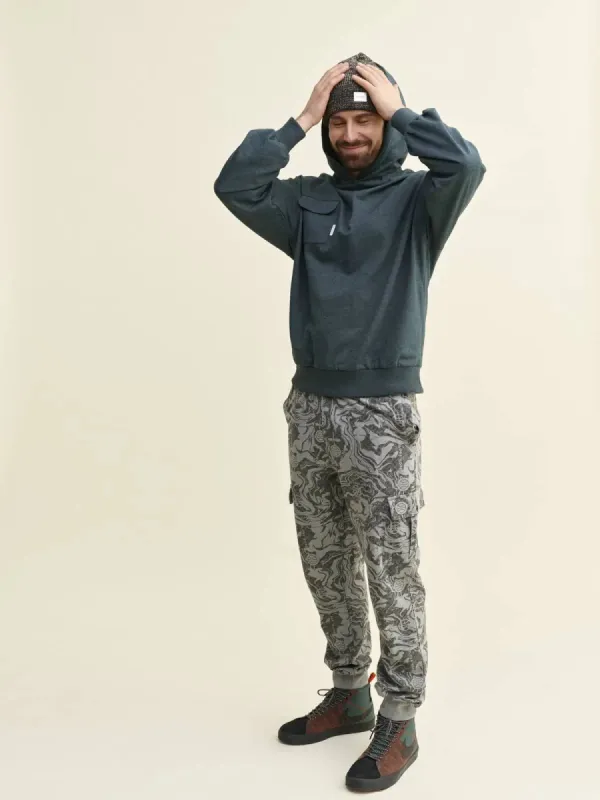 MORGANIITTI sweatpants, grey print sold by Globe Hope