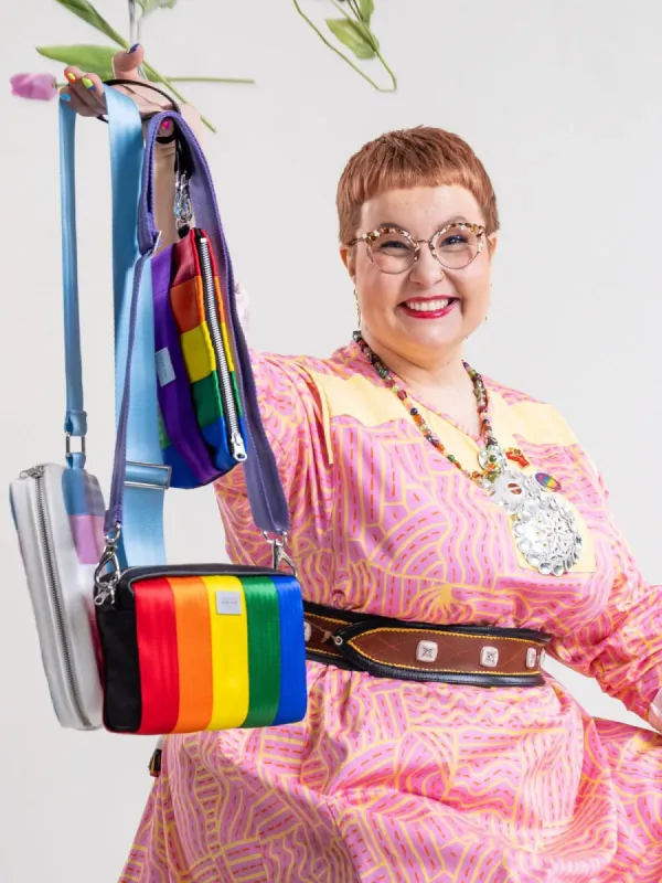 KASTE VEGAN bag, pride sold by Globe Hope